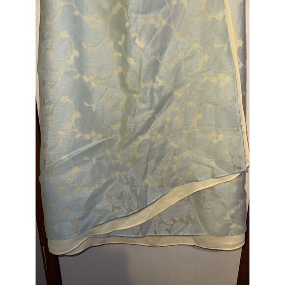 NWOT J. Jill Linen Blend Floral Cut Out A-Line Maxi Skirt  Size 12 - Picture 3 of 14